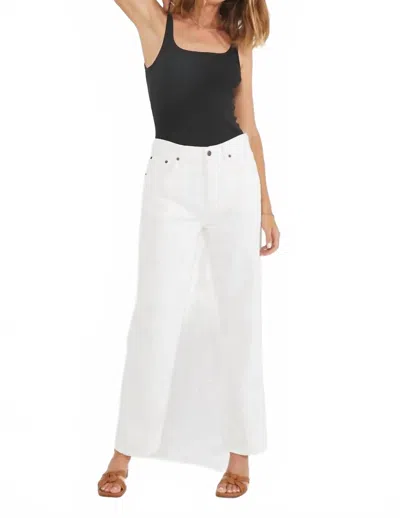 Etica Tyler Straight Leg Jeans In White