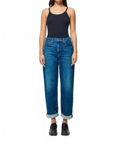 Etica Tyler Vintage Straight Leg Jeans In Blue