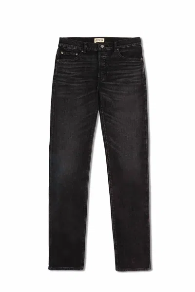 Etica Women's Racer Straight Jeans In Overcast In Black