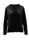 Etichetta Nera Polyamide And Elastane Blouse - Black In Black