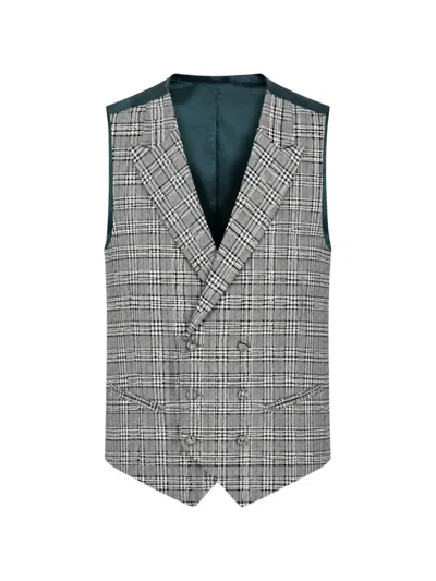 Etiem Textil S.l. Double-breasted Waistcoat In Gray