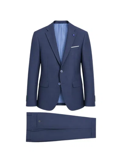 Etiem Textil S.l. Single-breasted Tailored Suit In Blue
