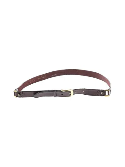 Pre-owned Etienne Aigner Belt In Burgundy