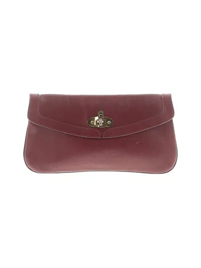 Pre-owned Etienne Aigner Clutch In Burgundy