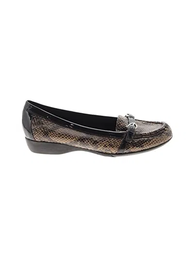 Pre-owned Etienne Aigner Flats In Brown