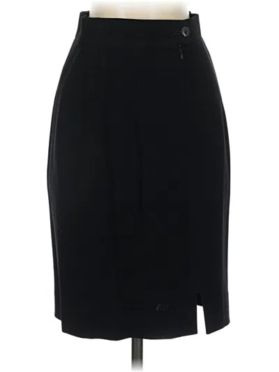 Pre-owned Etienne Aigner Formal Skirt In Black