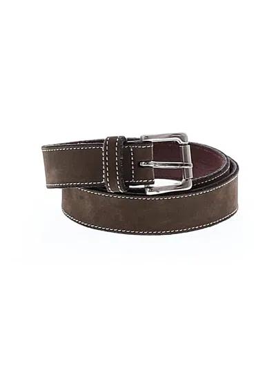 Pre-owned Etienne Aigner Kids' Leather Belt In Gray