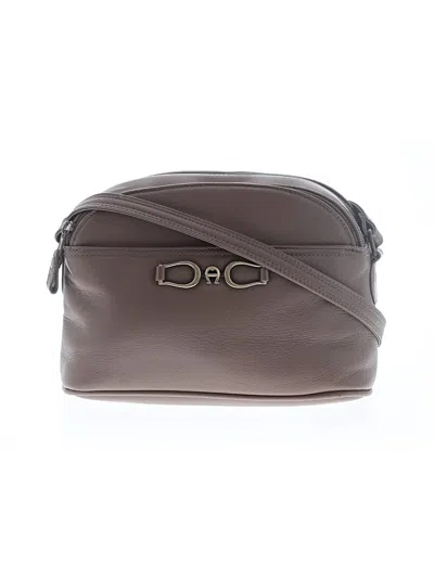 Pre-owned Etienne Aigner Leather Crossbody Bag In Brown