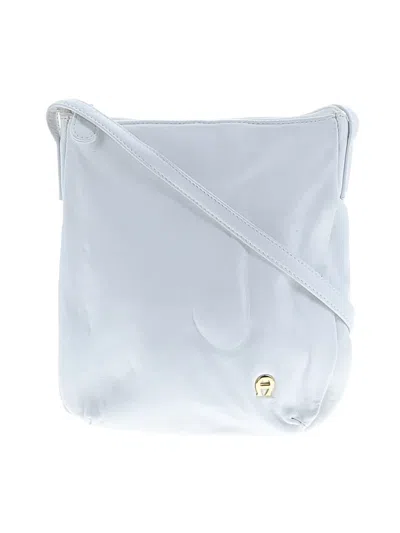 Pre-owned Etienne Aigner Leather Crossbody Bag In Gray