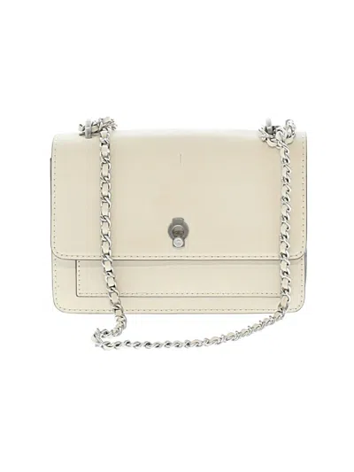 Pre-owned Etienne Aigner Leather Crossbody Bag In Ivory