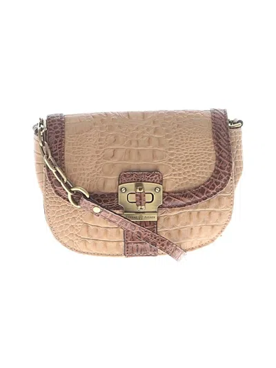 Pre-owned Etienne Aigner Leather Crossbody Bag In Tan