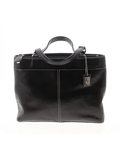 Pre-owned Etienne Aigner Leather Satchel In Black