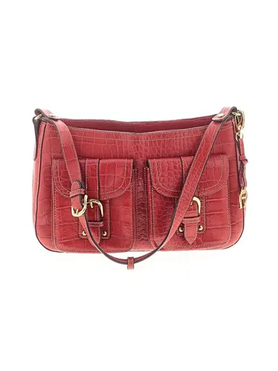Pre-owned Etienne Aigner Leather Shoulder Bag In Red
