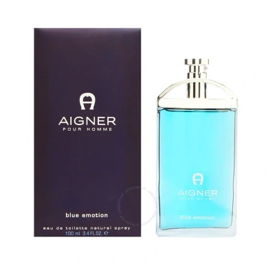 Etienne Aigner Men's Aigner Pour Homme Blue Emotion Edt 3.4 oz Fragrances 4013670509359 In Blue / Violet