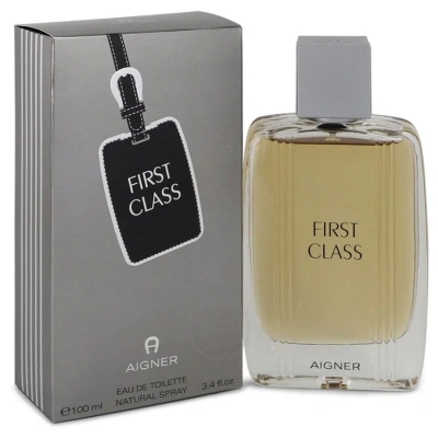 Etienne Aigner Men's First Class Edt Spray 3.4 oz Fragrances 4013670003253 In Orange / White