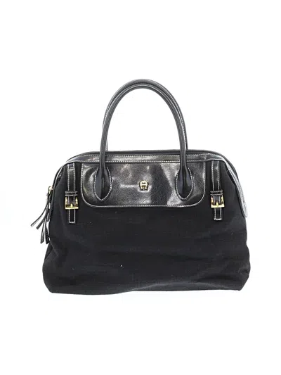 Pre-owned Etienne Aigner Satchel In Black