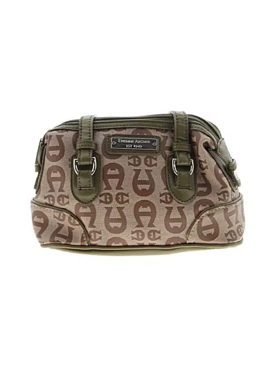 Pre-owned Etienne Aigner Satchel In Green