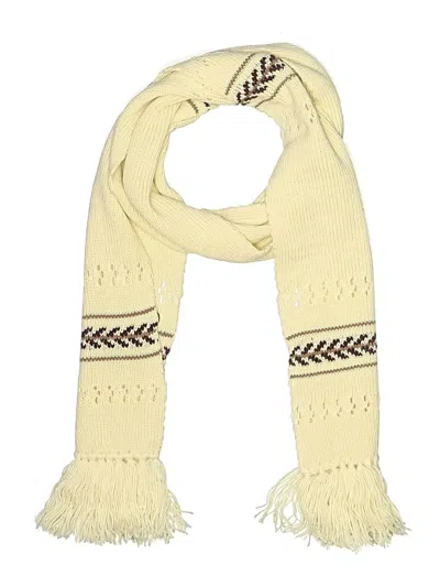 Pre-owned Etienne Aigner Scarf In Ivory