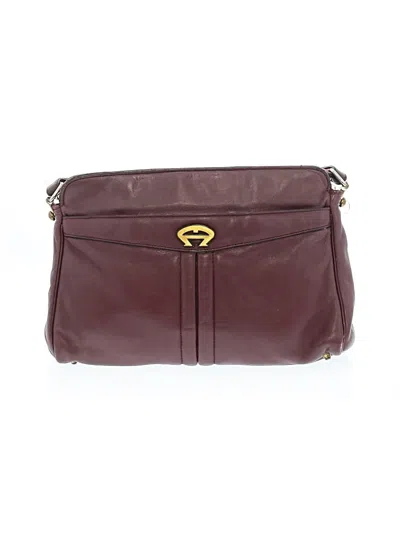 Pre-owned Etienne Aigner Shoulder Bag In Burgundy