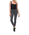 Etienne Marcel Multi Zip Skinny Jean In Grey