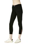 Etienne Marcel Signature Skinny Crop Pants In Black In Black