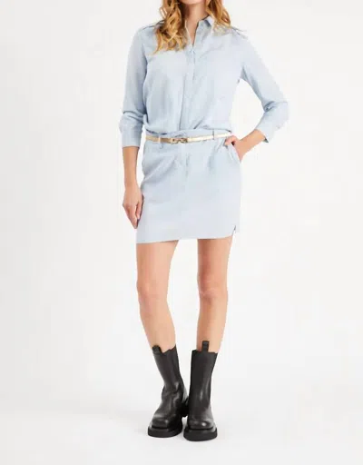 ETIENNE MARCEL TUNIC DRESS IN SKY BLUE