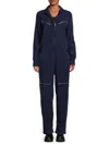 Etienne Marcel Women's Aviator Jumpsuit In Blue