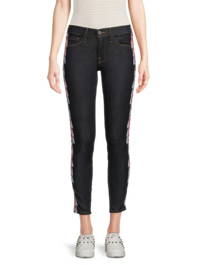 Etienne Marcel Women's Flame Mid Rise Skinny Jeans In Indigo