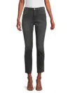 Etienne Marcel Women's Slim Fit Cropped Jeans In Grey