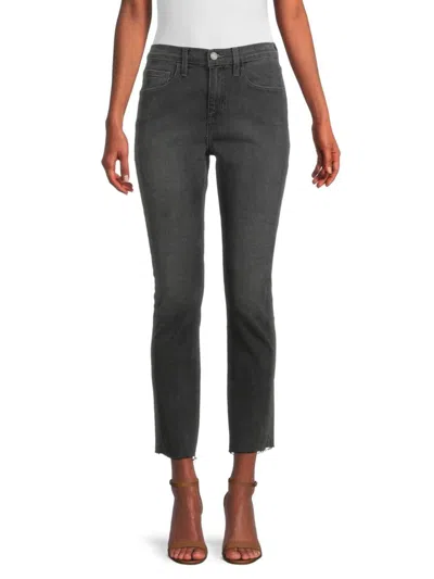 Etienne Marcel Women's Slim Fit Cropped Jeans In Grey