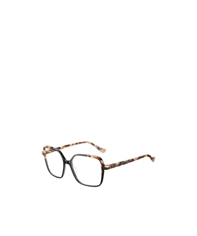 Etina Barcelona Geometric Frame Plano Lens In Black