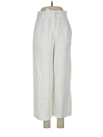 Pre-owned Etiquette Casual Pants In White