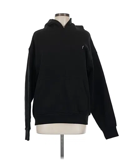 Pre-owned Etiquette Pullover Hoodie In Black