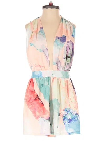 Pre-owned Etiquette Romper In White