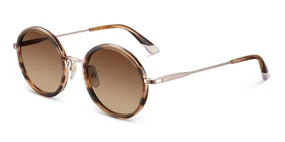 Etnia Barcelona Almagro 21 Hv Women's Sunglasses Tortoiseshell Size 51 In Brown