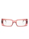 Etnia Barcelona Arrecife Brille Mit Eckigem Gestell In Rosa