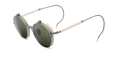 Etnia Barcelona Ballard Sun Polarized Whsl Men's Sunglasses Silver Size 47