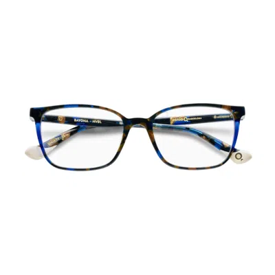 Etnia Barcelona Bayona Rectangular Tortoiseshell And Blue Acetate Eyeglasses In Multi