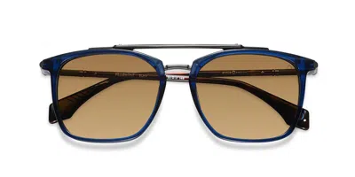 Etnia Barcelona Bellemont Polarized Blhv Men's Sunglasses Blue Size 55
