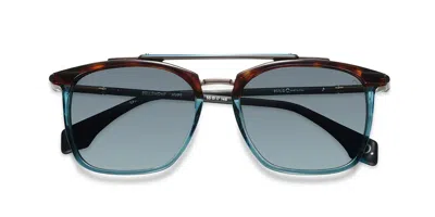 Etnia Barcelona Bellemont Polarized Hvpt Men's Sunglasses Blue Size 55