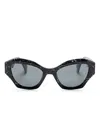 Etnia Barcelona Bette Cat Eye-frame Sunglasses In Black
