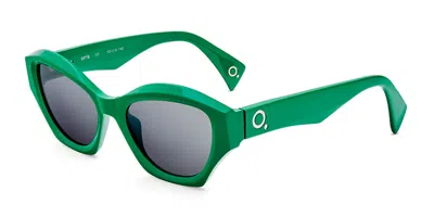 Etnia Barcelona Bette Gr Women's Sunglasses Green Size 53