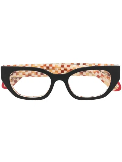 Etnia Barcelona Brutal 6 Butterfly-frame Glasses In Schwarz