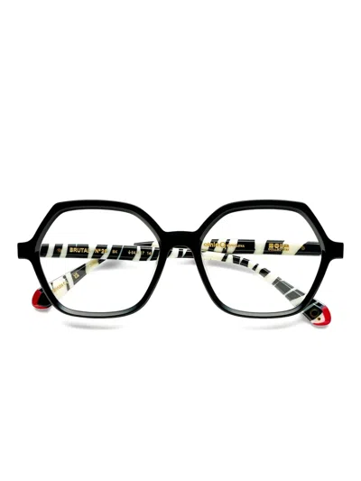 Etnia Barcelona Brutal Nº26 Geometric-frame Glasses In Black