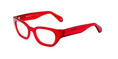 Etnia Barcelona Brutal No.06 Women's Glasses, Red, Size 51