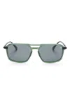 Etnia Barcelona Buffalo Square-frame Sunglasses In Green