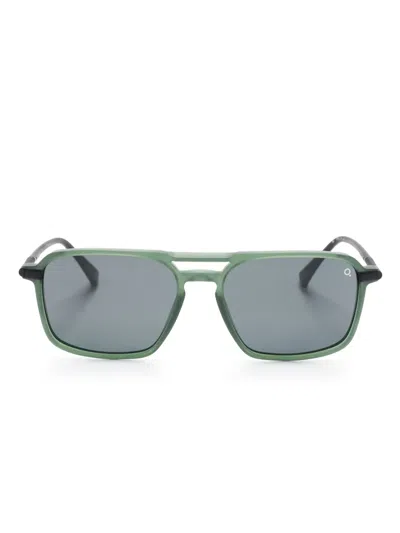 Etnia Barcelona Buffalo Square-frame Sunglasses In Green