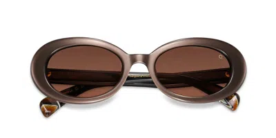 Etnia Barcelona Cala Blanca Sun Brpk Women's Sunglasses Brown Size 53