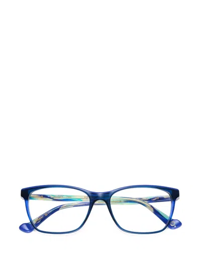 Etnia Barcelona Constanza Geometric Frame Glasses In Blue