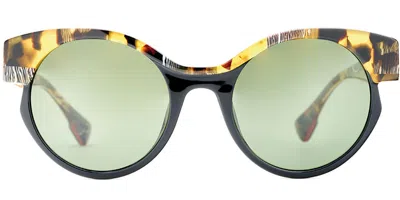 Etnia Barcelona Corso Como Sun Hvbk Women's Sunglasses Black Size 51